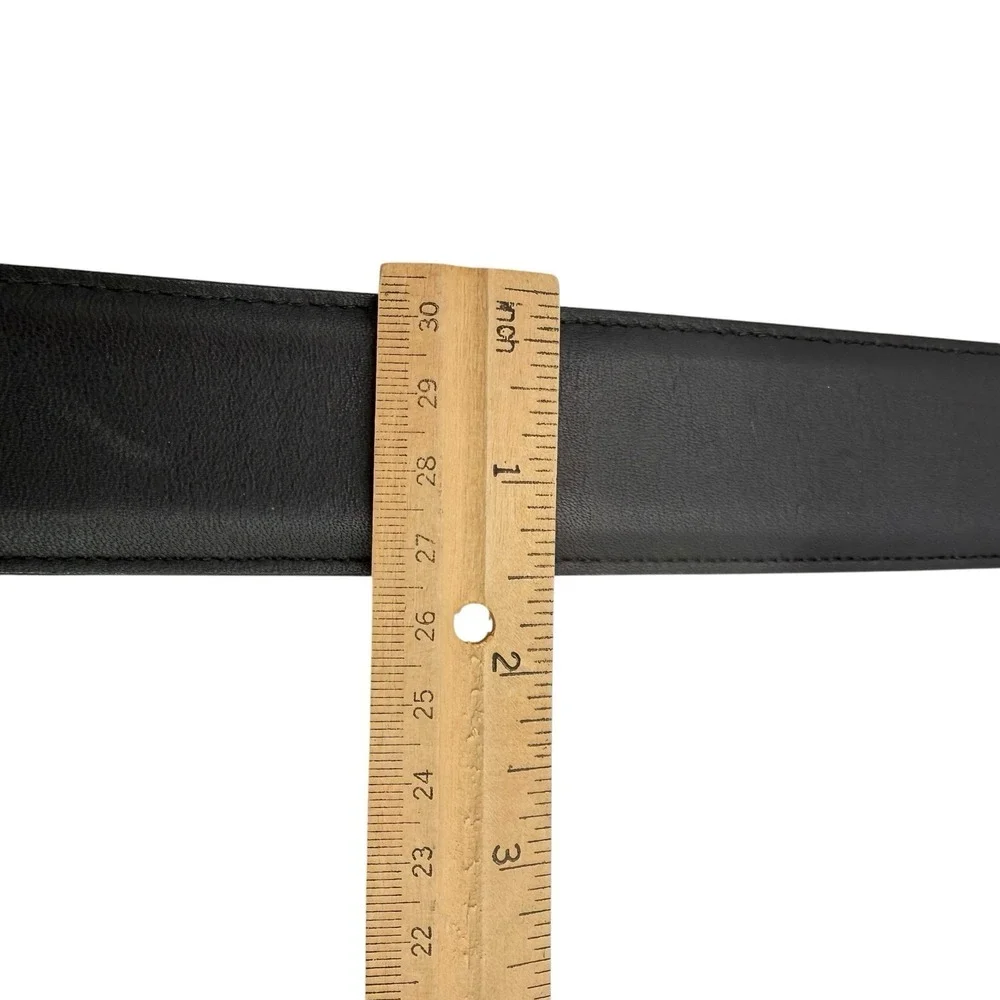 Coach Dark Navy Blue Leather Belt Womens Small S 26